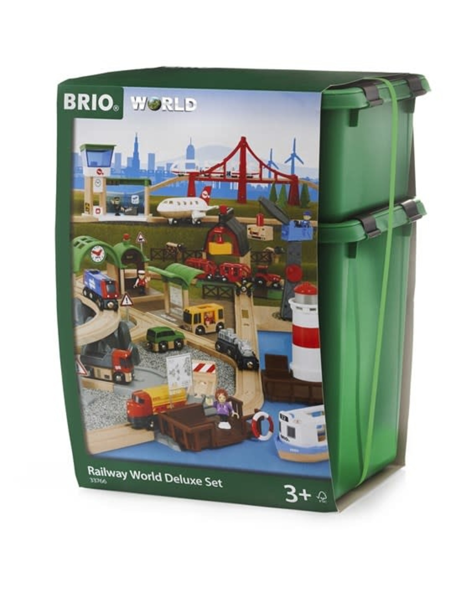 Brio Brio World 33766 Luxe Set Spoorwegwereld - Railway World Deluxe Set