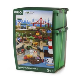 Brio Brio World 33766 Luxe Set Spoorwegwereld - Railway World Deluxe Set