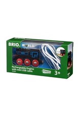 Brio Brio World 33599 Oplaadbare Locomotief met USB-kabel - Rechargeable Engine Ith Mini Usb Cable