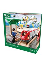 Brio Brio World 33209 Spoor en Weg Reisset -  Rail & Road Travel Set