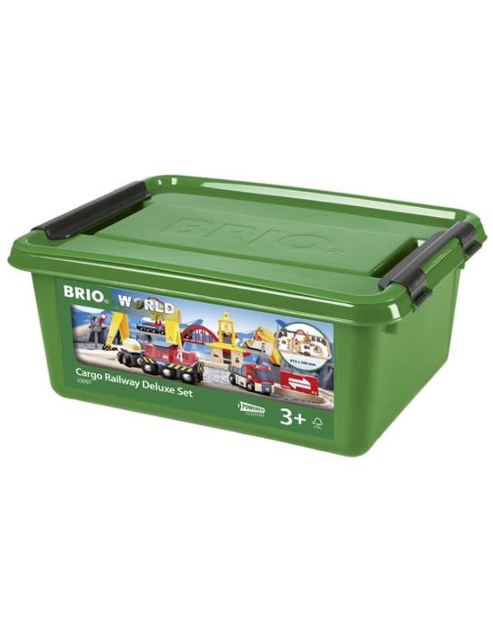 Brio Brio World 33097 Treinset Vrachtvervoer - Cargo Railway Deluxe Set 3+