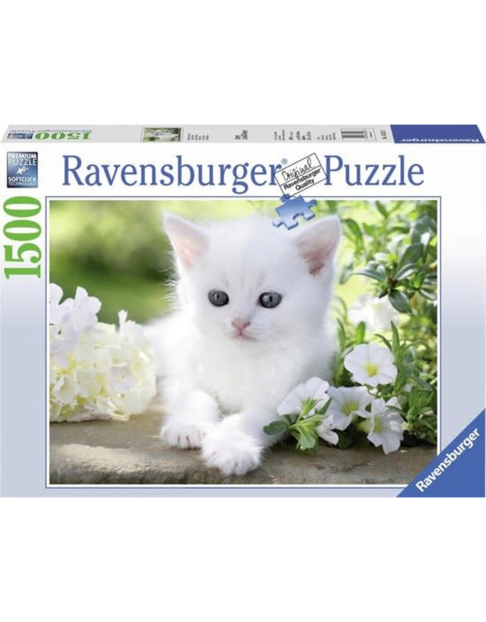 Ravensburger Ravensburger puzzel 162437  Witte Kitten 1500 stukjes