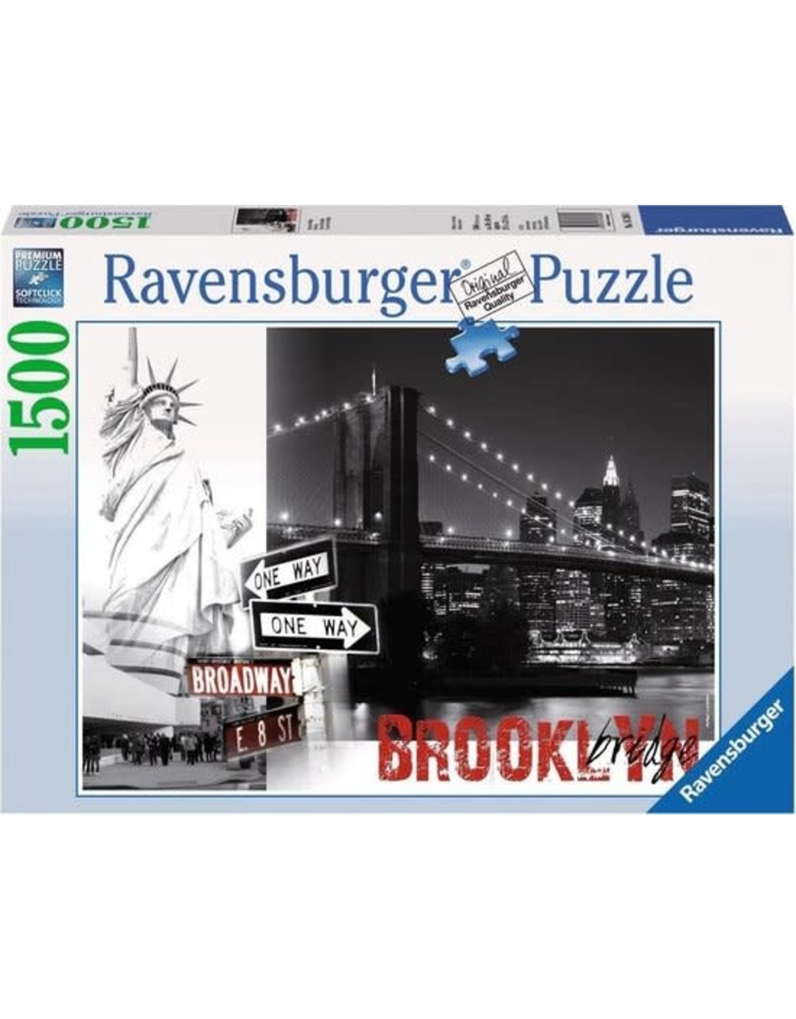 Ravensburger Ravensburger puzzel  162680  Brooklyn Bridge 1500 stukjes