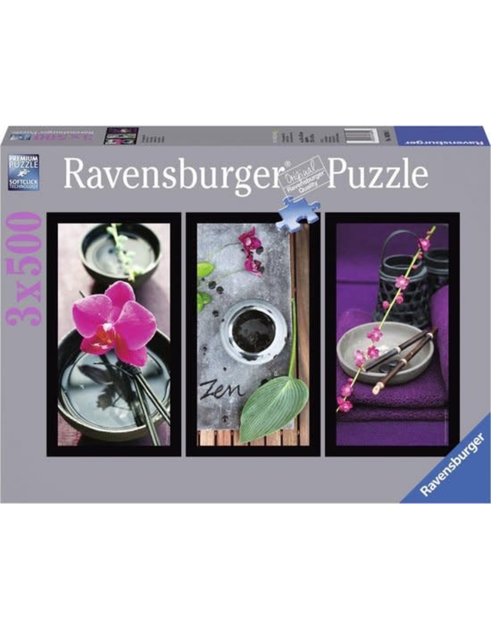 Ravensburger Ravensburger puzzel 162895 Instant Zen 3x500  (1500) stukjes