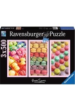 Ravensburger Ravensburger puzzel 162918  Macarons 3x500 (1500) stukjes