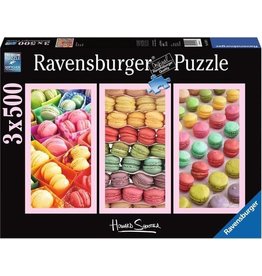 Ravensburger Ravensburger puzzel 162918  Macarons 3x500 (1500) stukjes