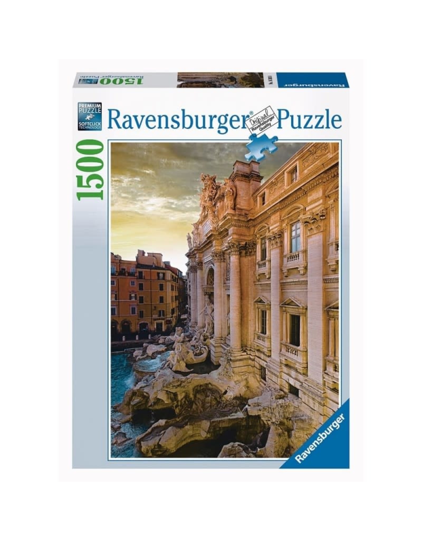 Ravensburger Ravensburger puzzel 163038  Trevifontein Rome 1500 stukjes