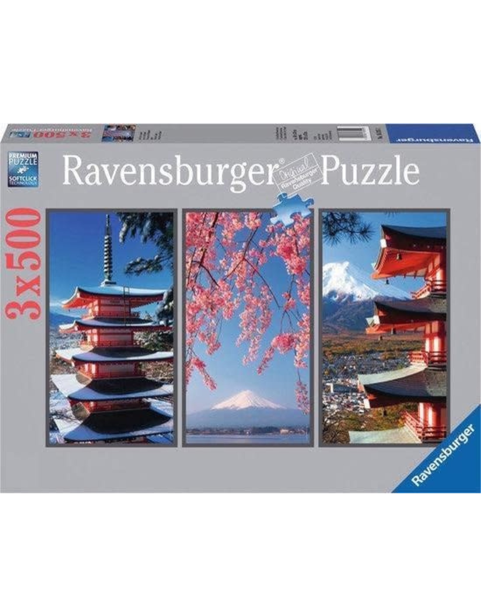 Ravensburger Ravensburger puzzel 163151 Japan 3X500 (1500) stukjes