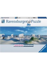 Ravensburger Ravensburger puzzel Panorama 150540 Strandstoelen Op Sylt 1000 stukjes