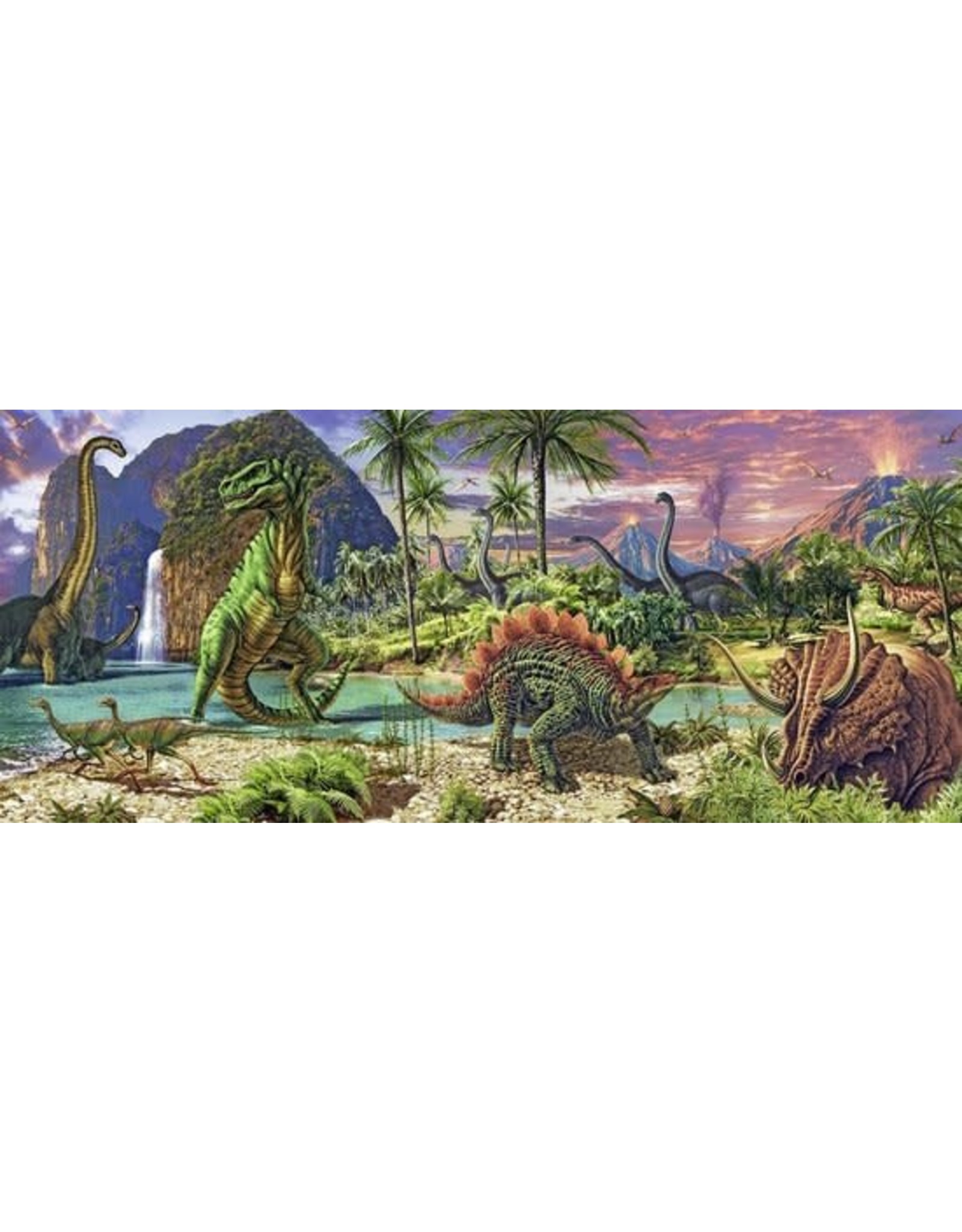 Ravensburger Ravensburger puzzel Panorama 127474 In het Land van de Dinosaurussen 200 stukjes