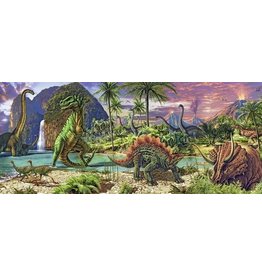 Ravensburger Ravensburger puzzel Panorama 127474 In het Land van de Dinosaurussen 200 stukjes