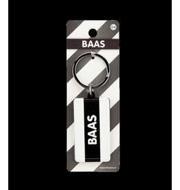 Paper Dreams Black & White Sleutelhanger - Baas