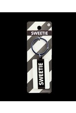 Paper Dreams Black & White Sleutelhanger - Sweetie