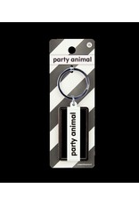 Paper Dreams Black & White Sleutelhanger - Party animal