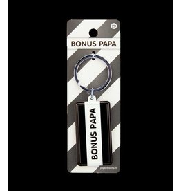 Paper Dreams Black & White Sleutelhanger - Bonus papa