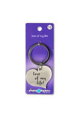 Paper Dreams Sleutelhanger Hart Metaal – Love Of My Life!