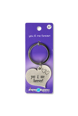 Paper Dreams Sleutelhanger Hart Metaal – You And Me Forever