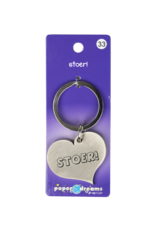 Paper Dreams Sleutelhanger Metaal Hart - Stoer