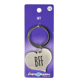 Paper Dreams Sleutelhanger Hart Metaal - BFF