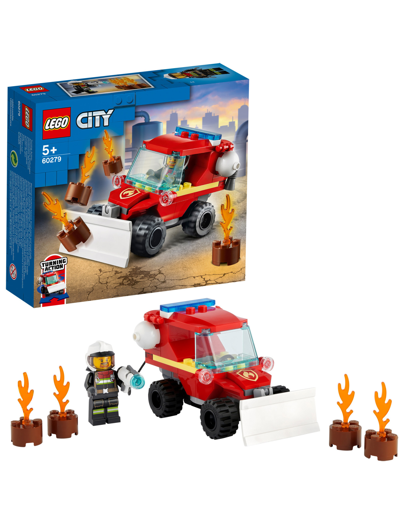 LEGO Lego City 60279 Kleine Bluswagen - Fire Hazard Truck