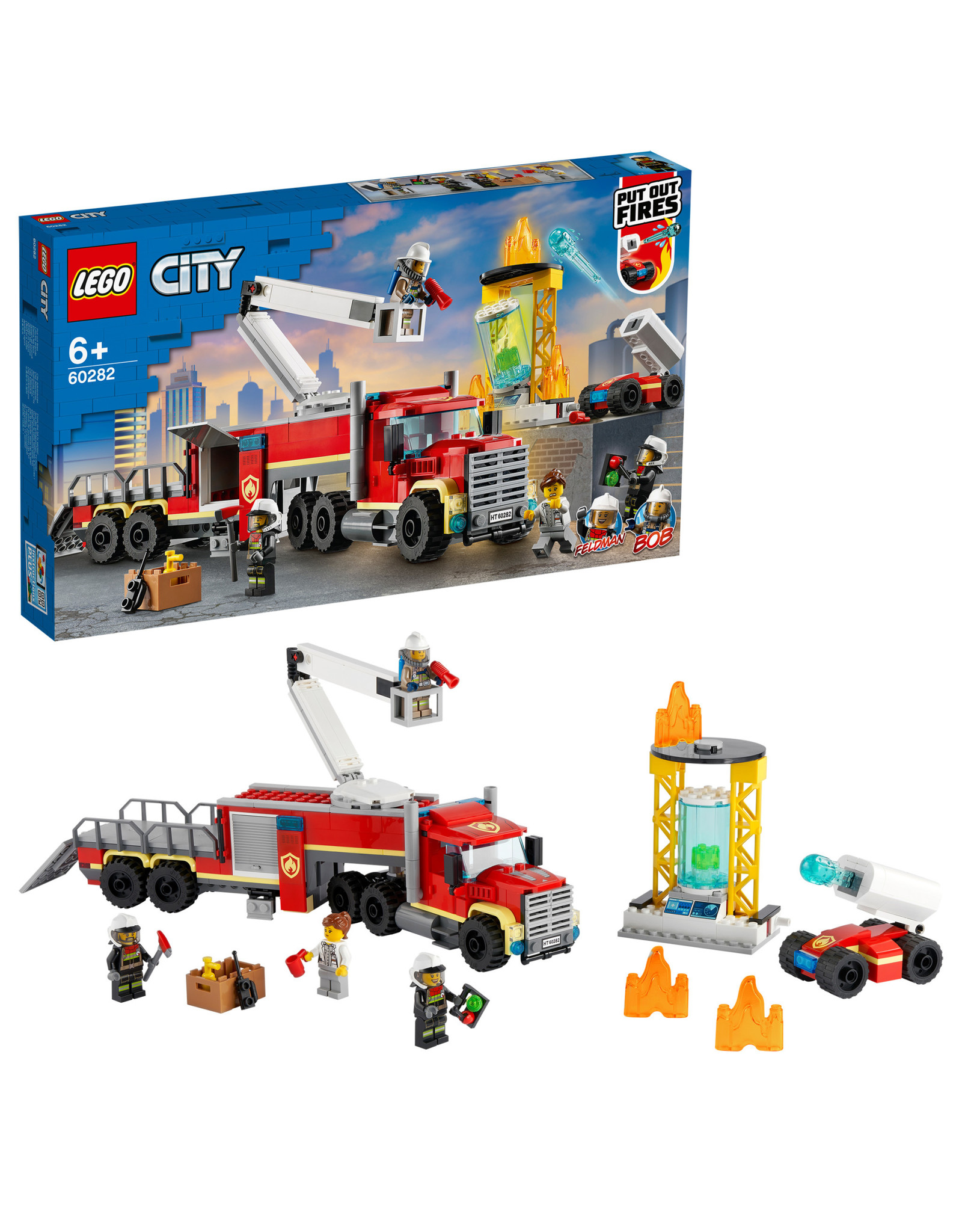 LEGO Lego City 60282 Grote ladderwagen -  Fire Command Unit