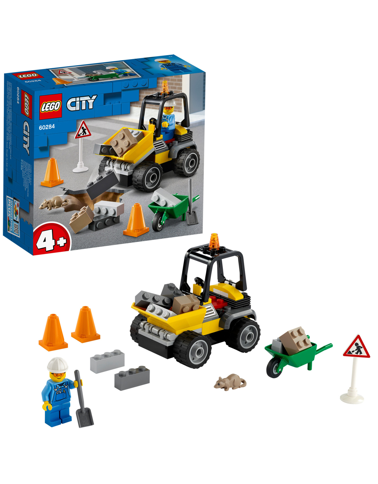 LEGO Lego City 60284 Wegenbouwtruck - Roadwork Truck