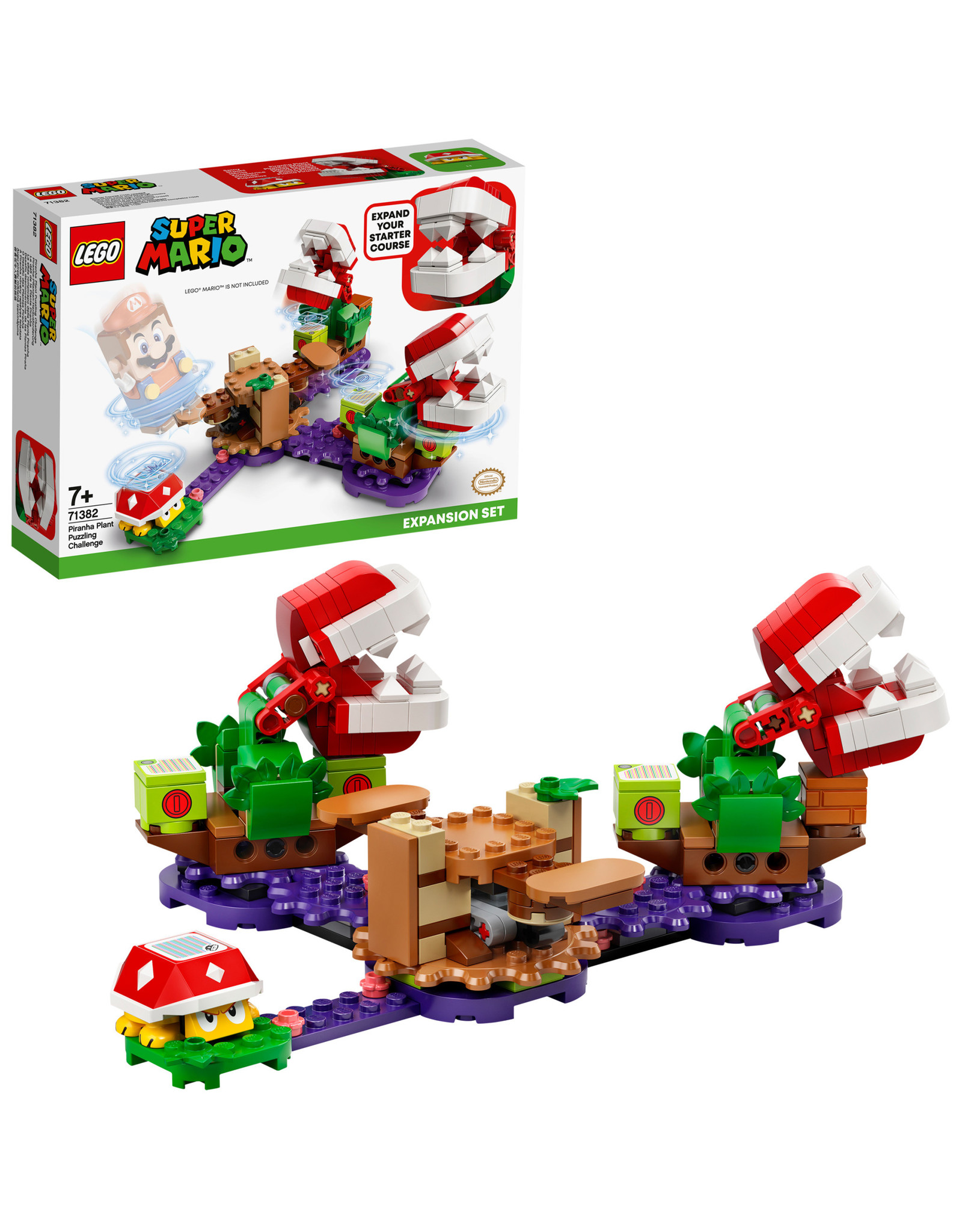 LEGO Lego Super Mario 71382 Uitbreidingsset: Piranha Plant-puzzeluitdaging