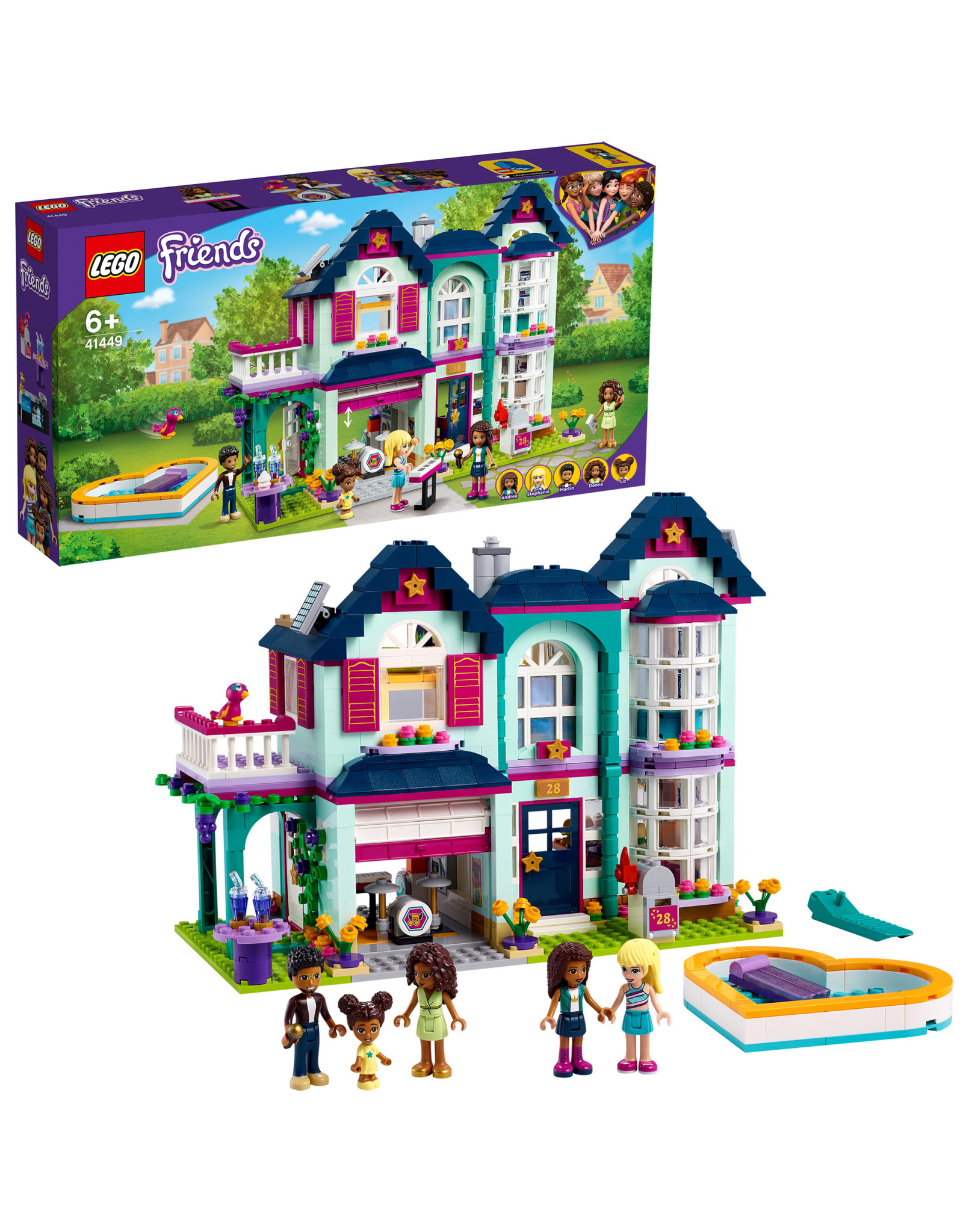 LEGO Lego Friends 41449 Andrea's Familiehuis - Andrea's Family House