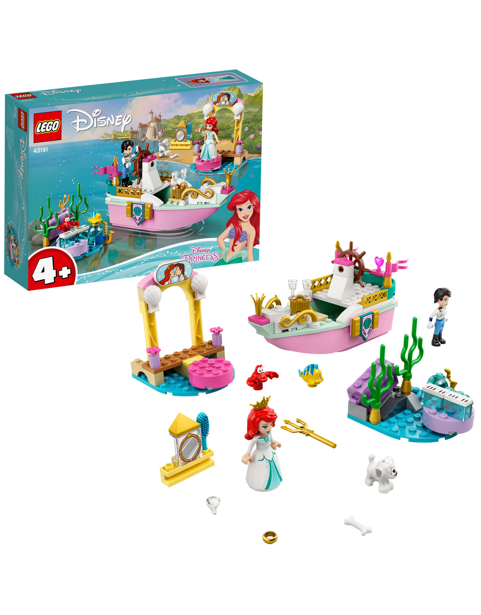 LEGO Lego Disney 43191 Ariels Feestboot - Ariel Celebration Boat