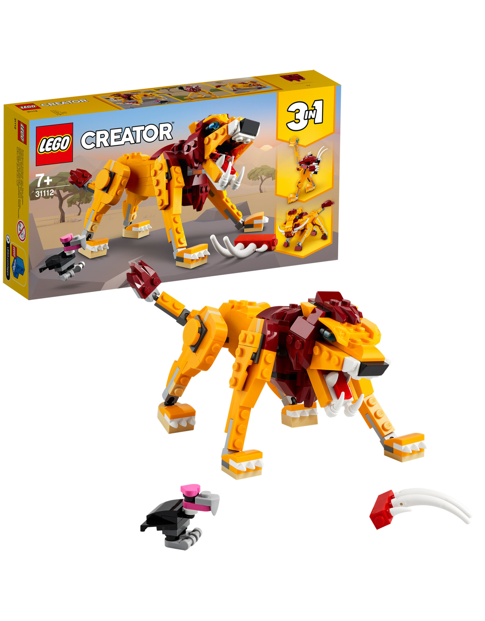 LEGO Lego Creator 31112 Wilde leeuw - Wild Lion