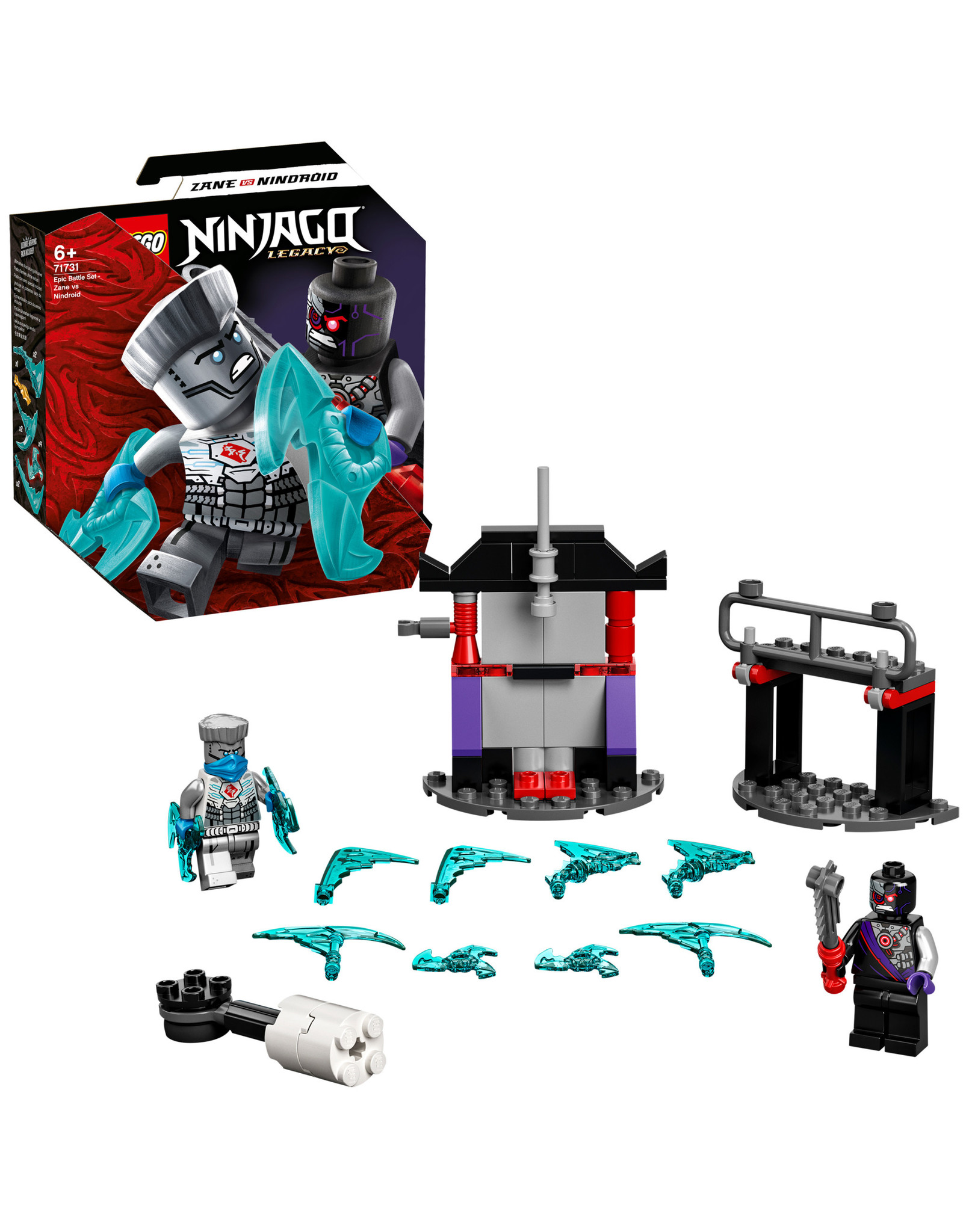 LEGO Lego Ninjago 71731 Epische Strijd set - Zane tegen Nindroid - Epic Battle Set Zane Nindroid