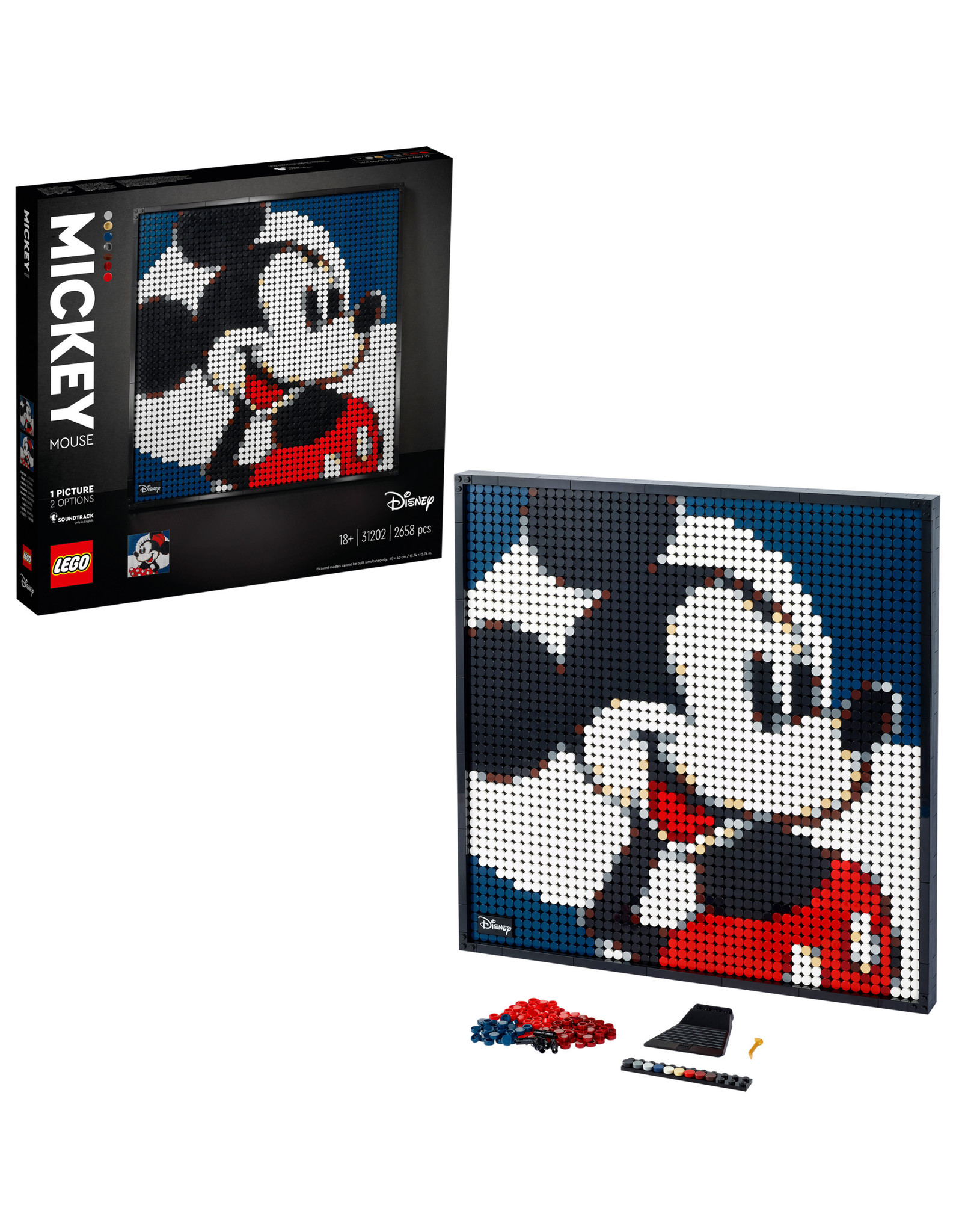 LEGO Lego Wall 31202 Wall Art Disney's Mickey Mouse