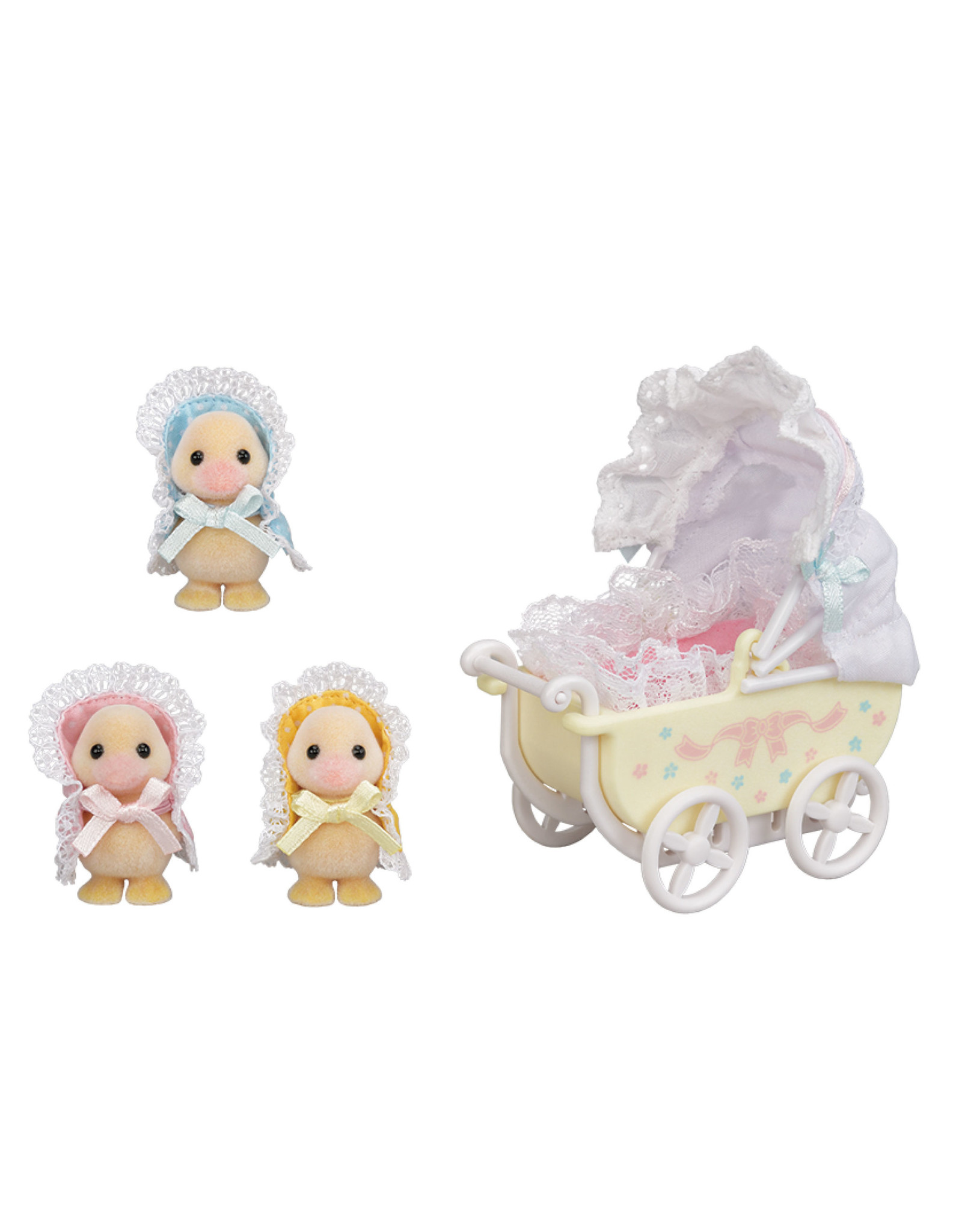 Sylvanian Families Sylvanian Families 5601 Schattige Eendjes Drieling met Kinderwagen