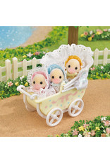 Sylvanian Families Sylvanian Families 5601 Schattige Eendjes Drieling met Kinderwagen