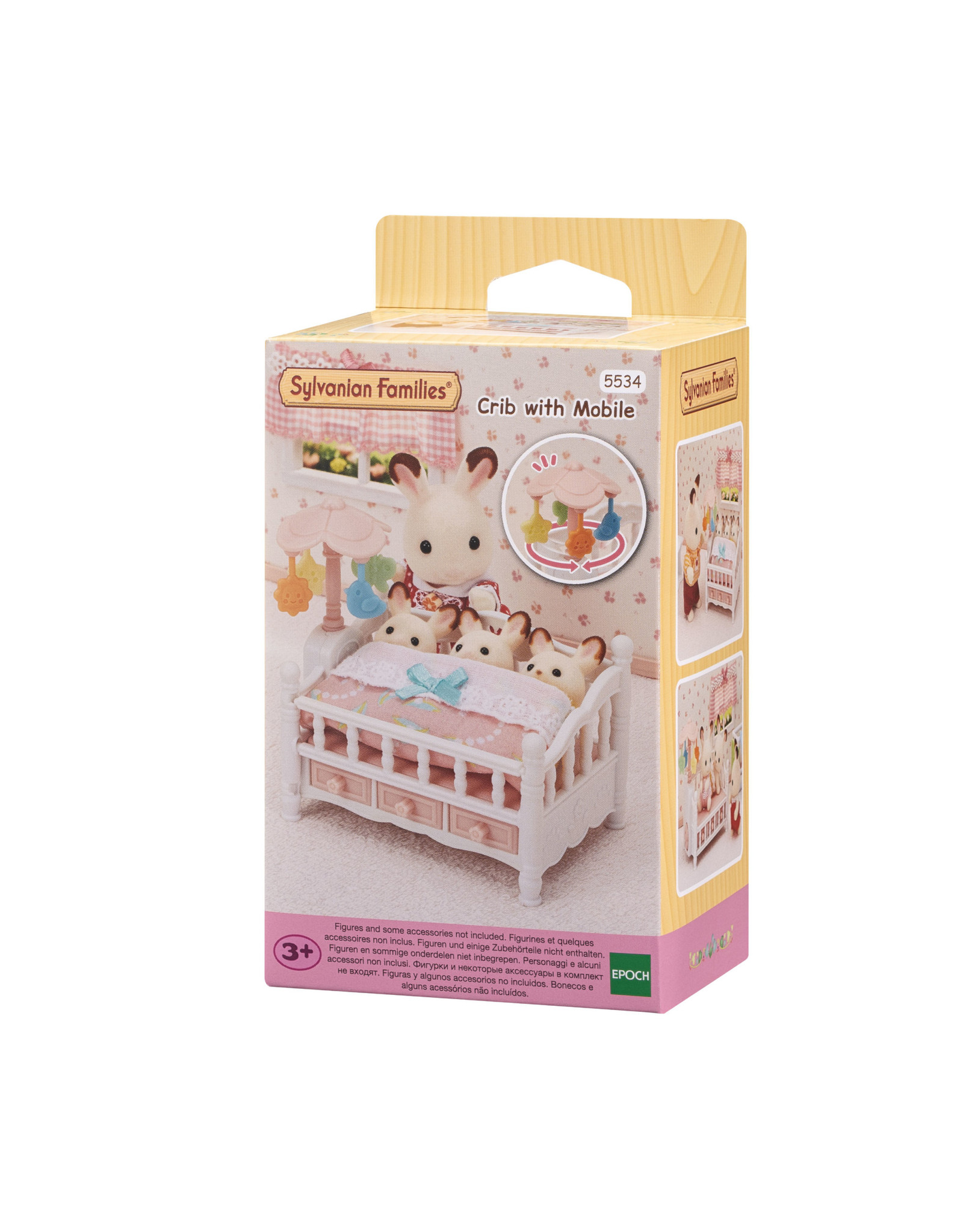 Sylvanian Families Sylvanian Families 5534 Bed voor Drieling met Mobiel