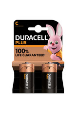 Duracell Duracell  Plus Alkaline batterij  C 1.5V  2-pack