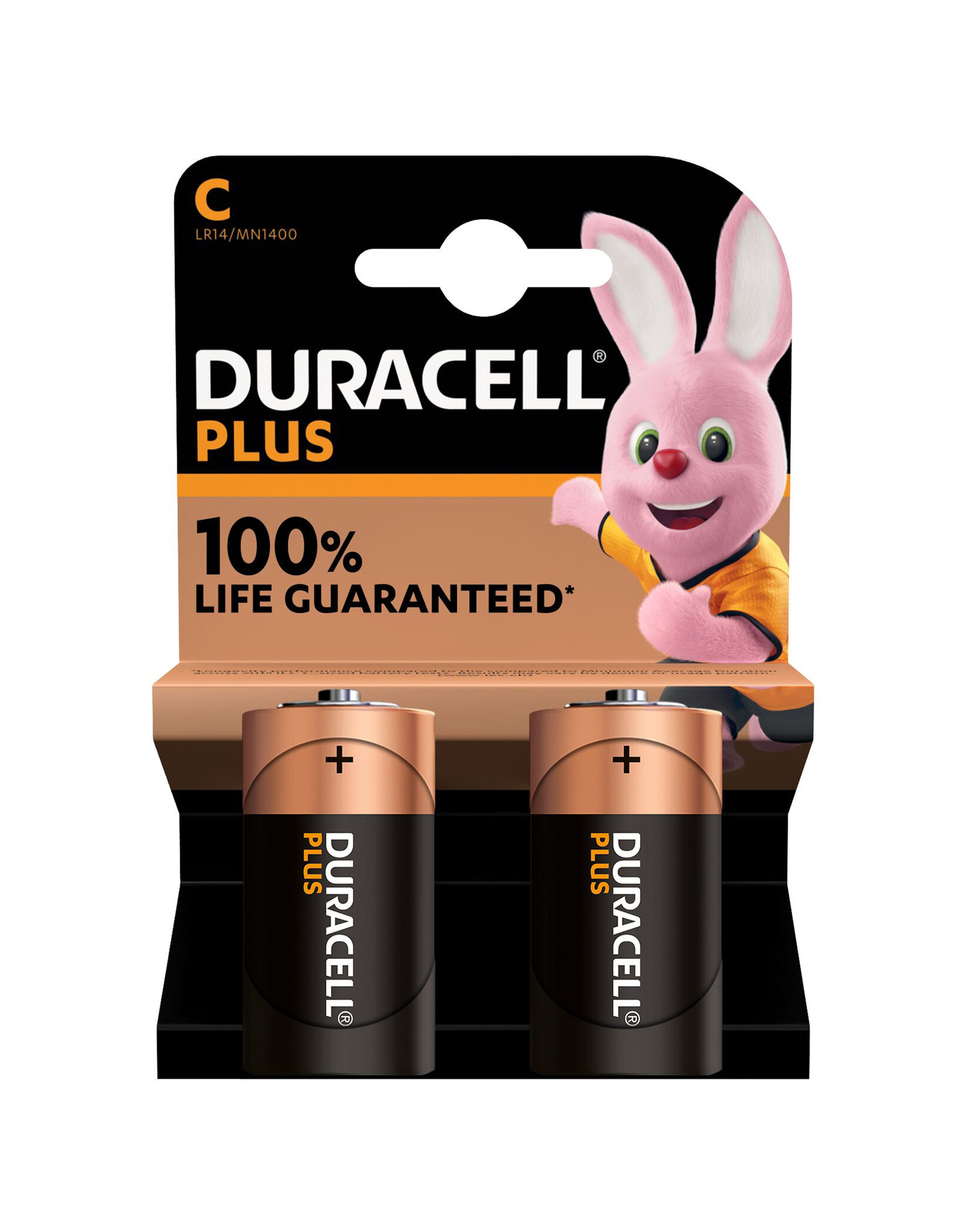 Duracell Duracell  Plus Alkaline batterij  C 1.5V  2-pack