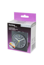 Technoline Technoline Geneva Q Kwartsklok zwart met alarm en sluimerfunctie Technoline Technoline Geneva Q Kwartsklok zwart met alarm en sluimerfunctie