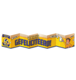 Paper Dreams 1 Meter Bier Kaart – 60 Jaar