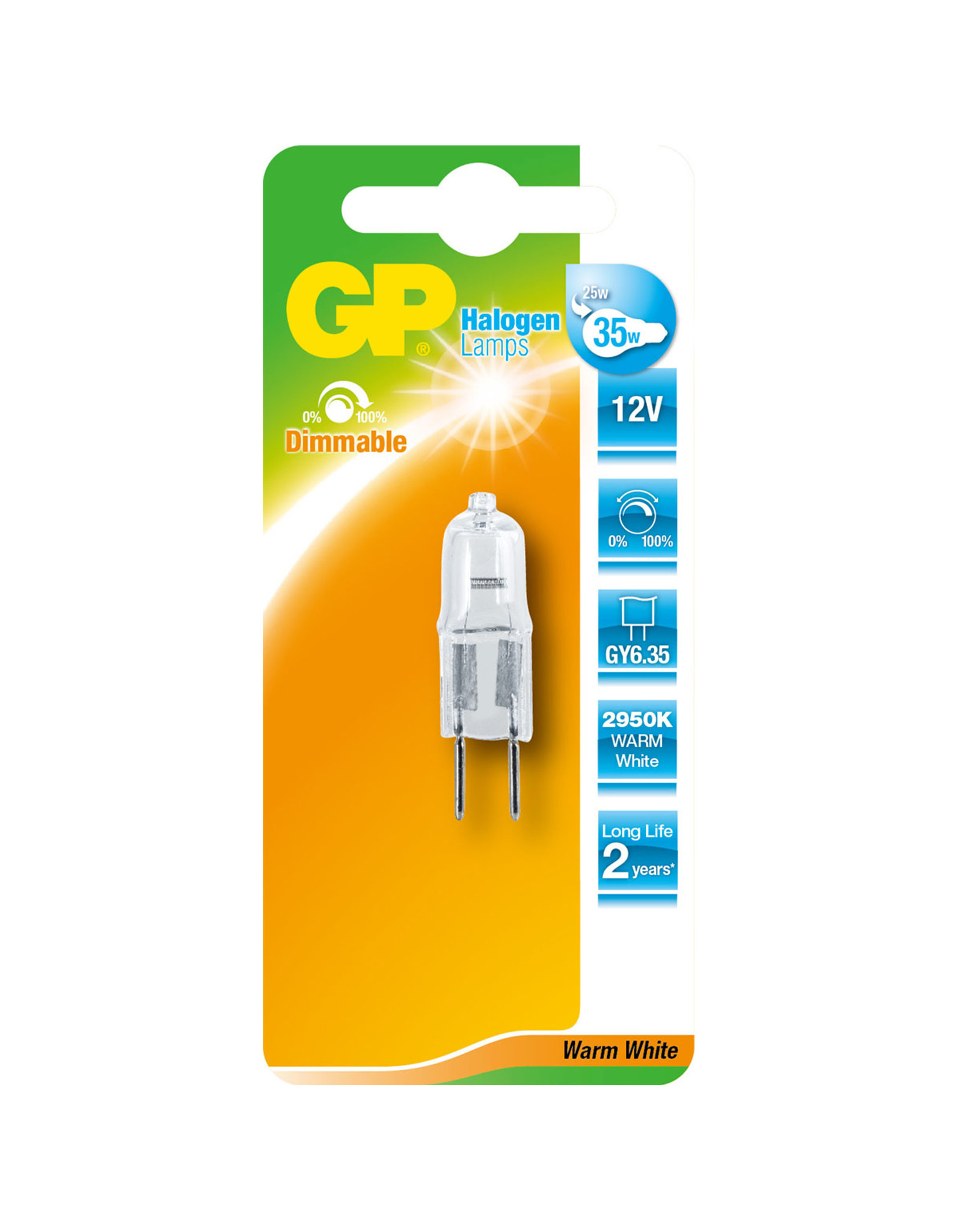 GP GP Halogeen  Capsule 25W GY6.35  600Lm