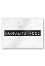Paper Dreams Black & White Ansichtkaart - Donders Mooi