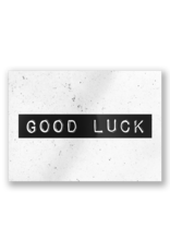 Paper Dreams Black & White Ansichtkaart - Good Luck