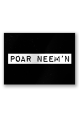 Paper Dreams Black & White Ansichtkaart - Poar Neem'N