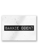 Paper Dreams Black & White Ansichtkaart - Bakkie Doen