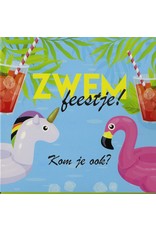Multipack Uitnodiging Zwemfeest