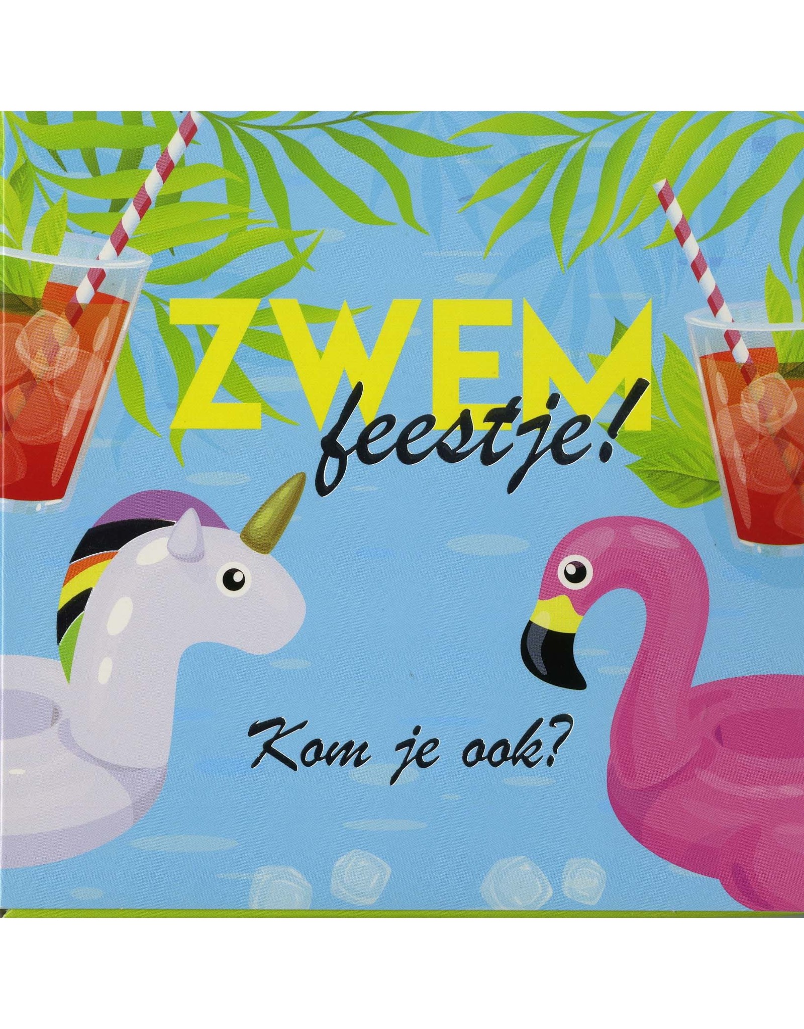 Multipack Uitnodiging Zwemfeest