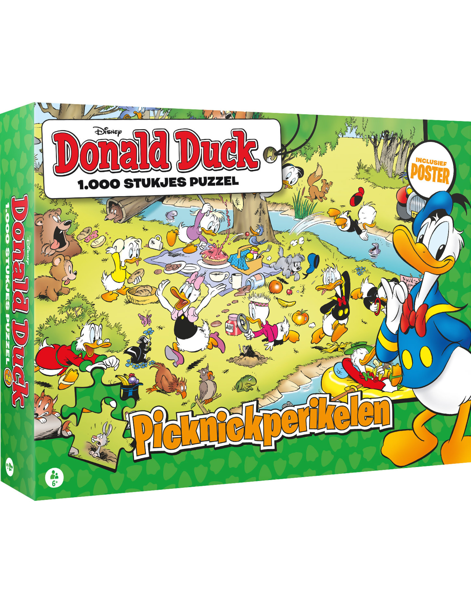 Just Games Puzzel 87403 Donald Duck Picknickperikelen: 1000 stukjes