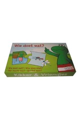 Kikker & Vriendjes  puzzel Wie doet wat?  24m+