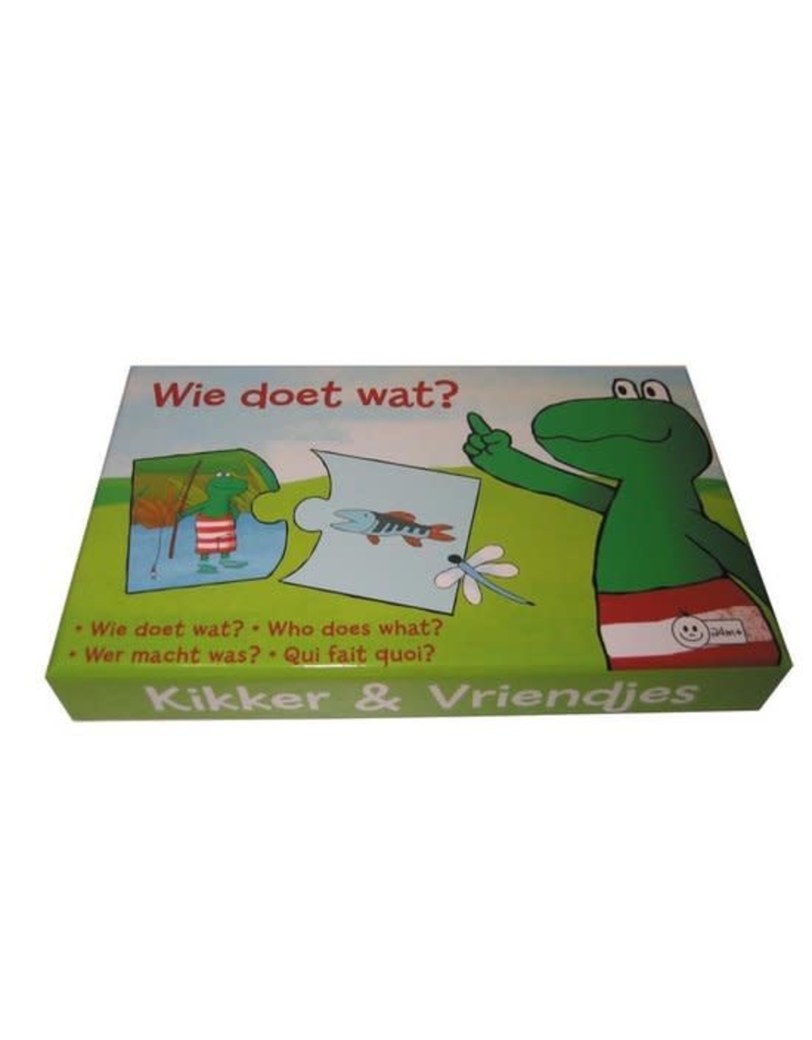 De databank dek Graveren Kikker & Vriendjes puzzel Wie doet wat? 24m+ - Marja's Shop