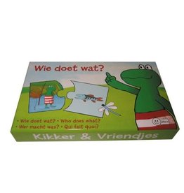 Kikker & Vriendjes  puzzel Wie doet wat?  24m+